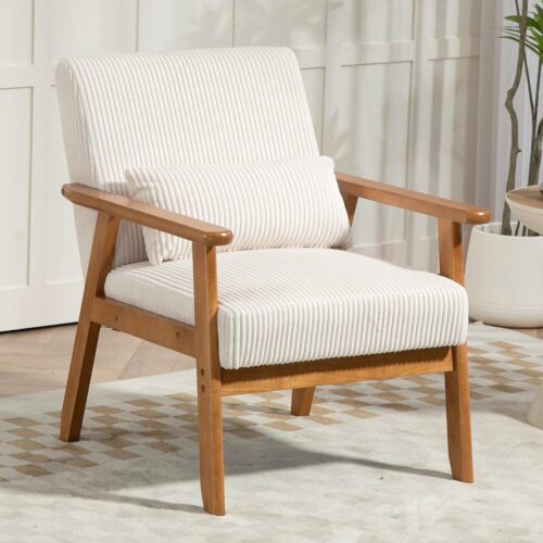 Comfy Lounge Chair – Corduroy Fabric