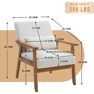 Comfy Lounge Chair – Corduroy Fabric