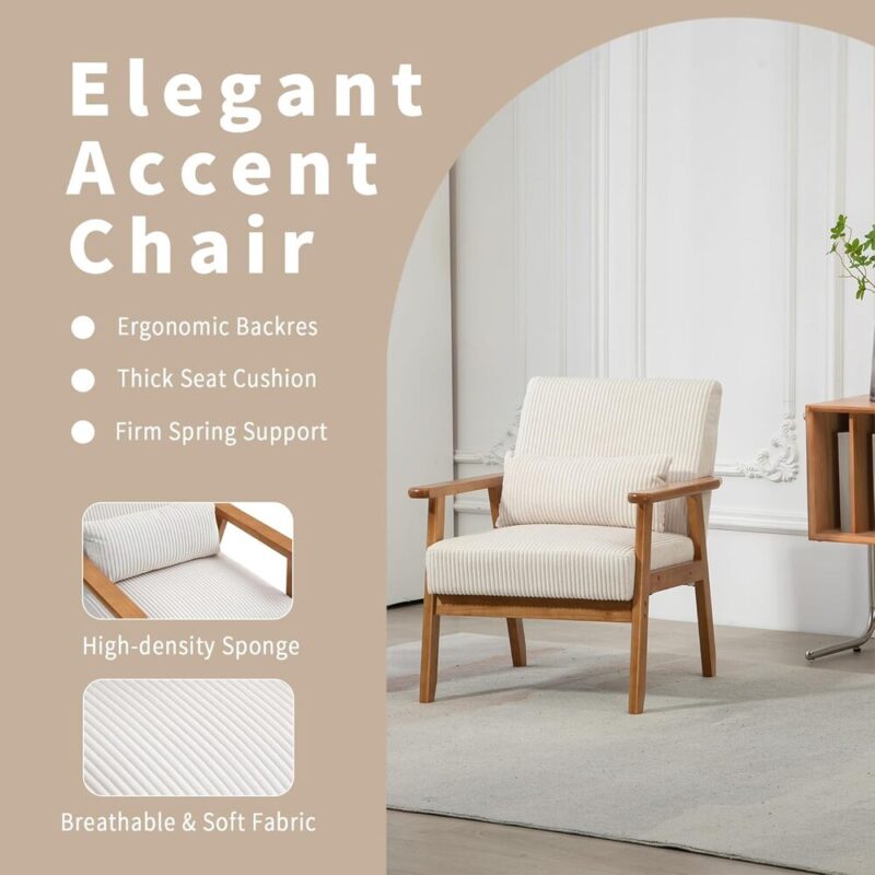 Comfy Lounge Chair – Corduroy Fabric