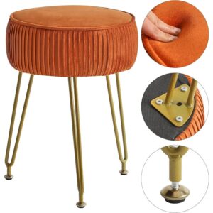 GlowPouf – Velvet Vanity Stool