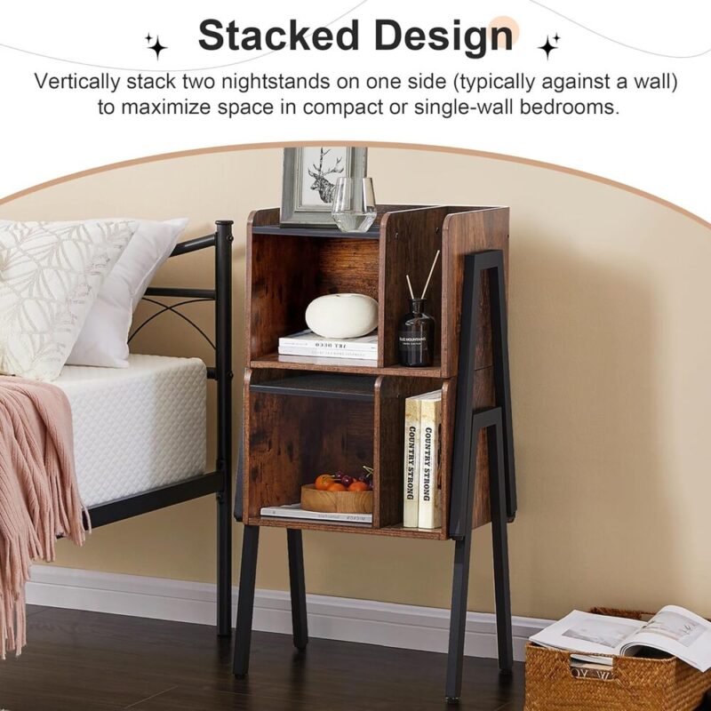 IronNest – Modern Stackable Nightstand