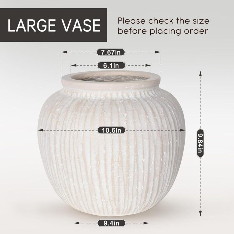 Earthfade Vase – Textured, Timeless, Minimal