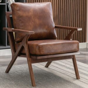 ModRest – Leather Luxe with Straight Arms
