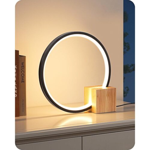 DriftLight – Minimal Wood-Base Lamp