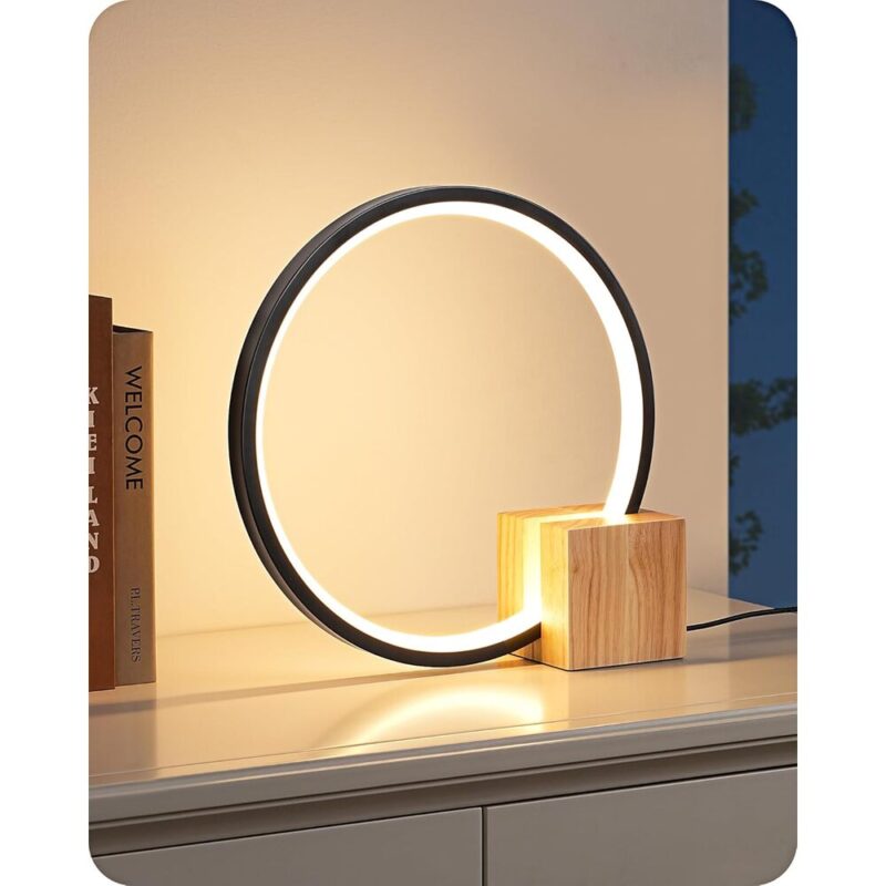 DriftLight – Minimal Wood-Base Lamp