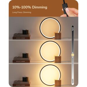 DriftLight – Minimal Wood-Base Lamp