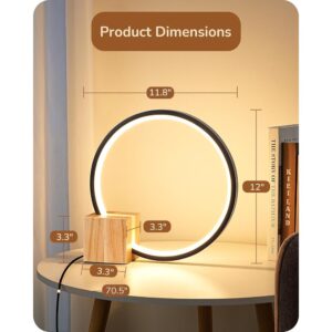 DriftLight – Minimal Wood-Base Lamp
