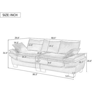 DriftNest – Cozy Sofa with Removable Cushions