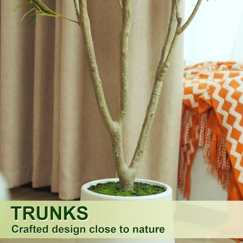 Olive Aura – Tall Faux Tree with Fruit Detail
