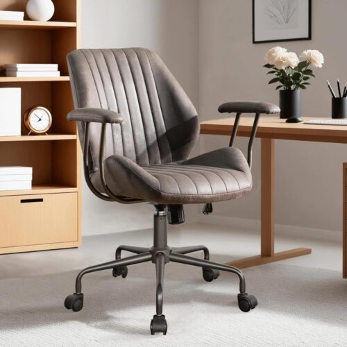 OrbitLuxe – Comfy Mid-Back Task Chair