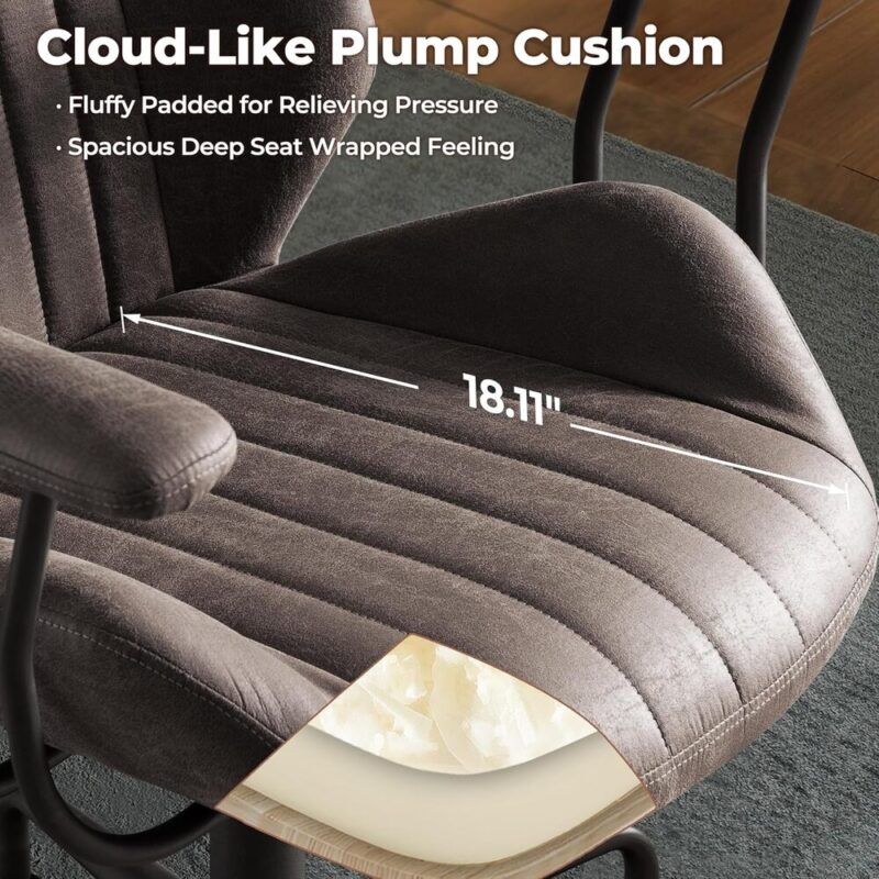 OrbitLuxe – Comfy Mid-Back Task Chair