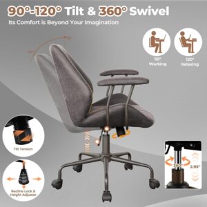 OrbitLuxe – Comfy Mid-Back Task Chair