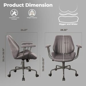OrbitLuxe – Comfy Mid-Back Task Chair