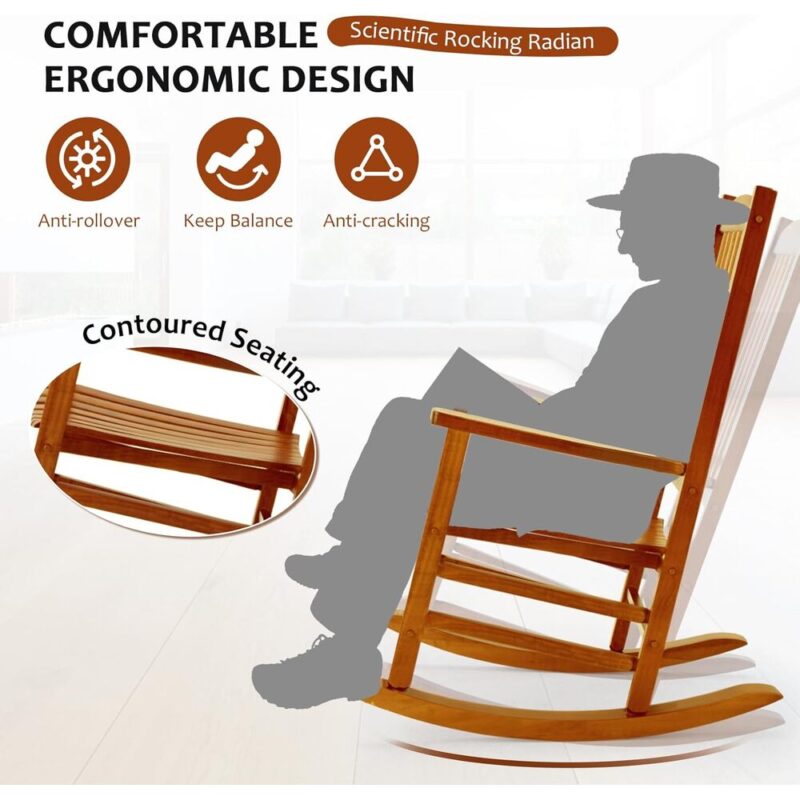 TerraRock – Heavy-Duty Porch Rocking Chair
