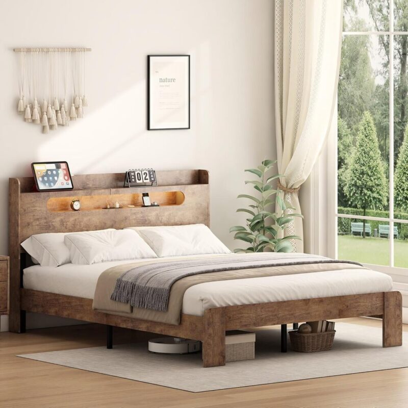 Rooted Rest – Powered Headboard & Quiet Frame