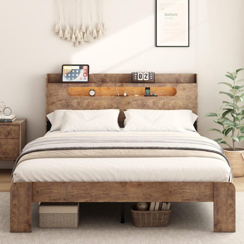 Rooted Rest – Powered Headboard & Quiet Frame
