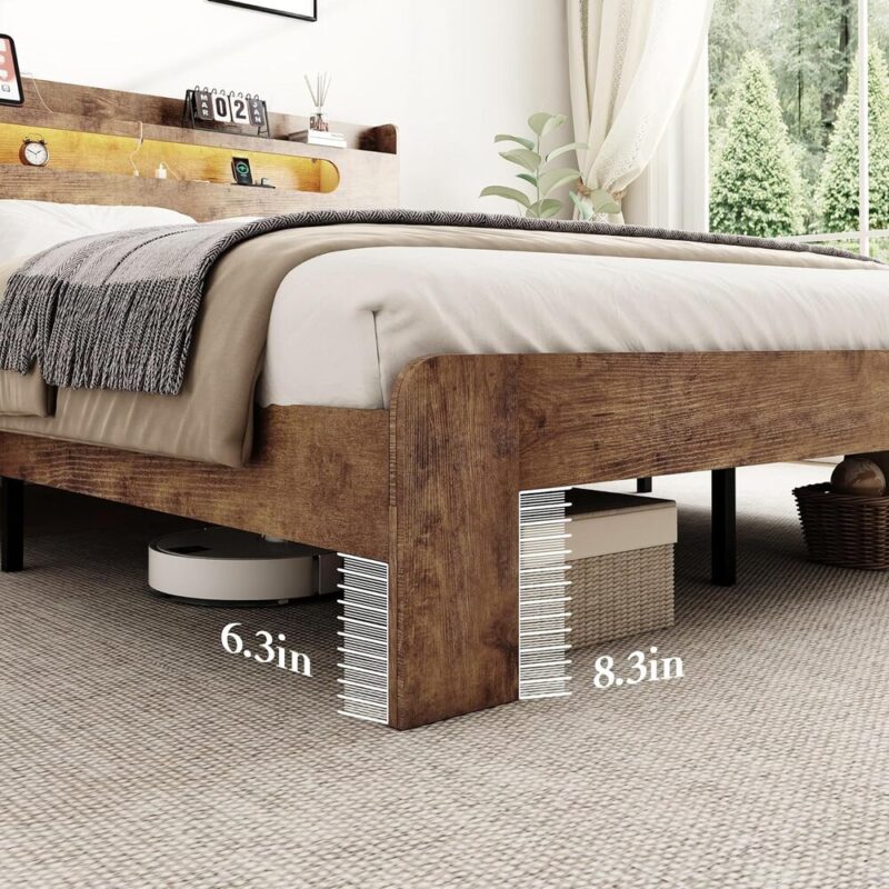Rooted Rest – Powered Headboard & Quiet Frame
