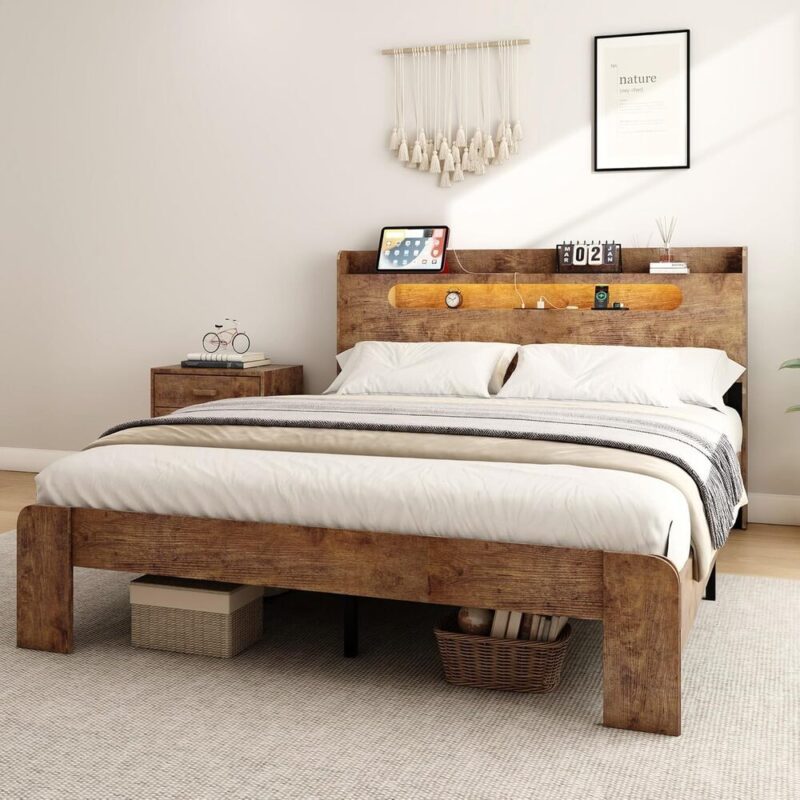 Rooted Rest – Powered Headboard & Quiet Frame