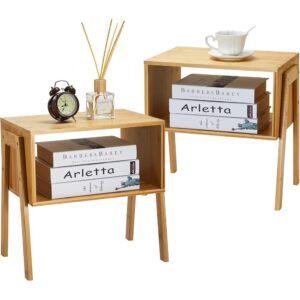 StackNest – Bamboo Bedside Tables (Set of 2)