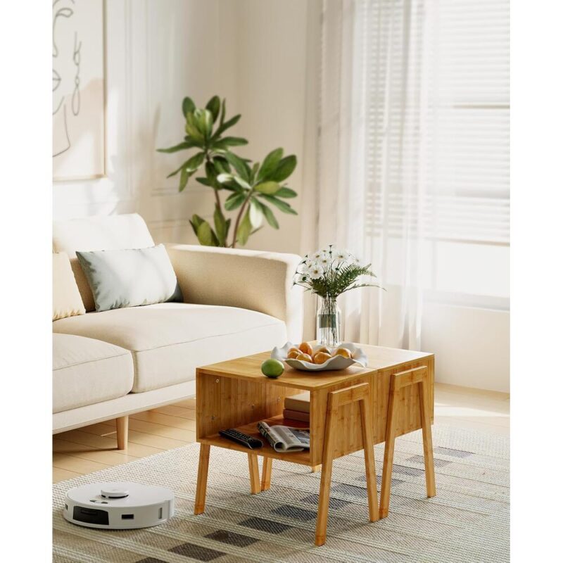 StackNest – Bamboo Bedside Tables (Set of 2)