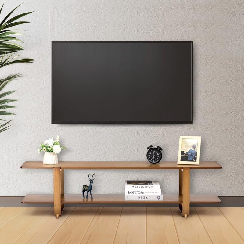 TerraView – Modern Bamboo Entertainment Unit