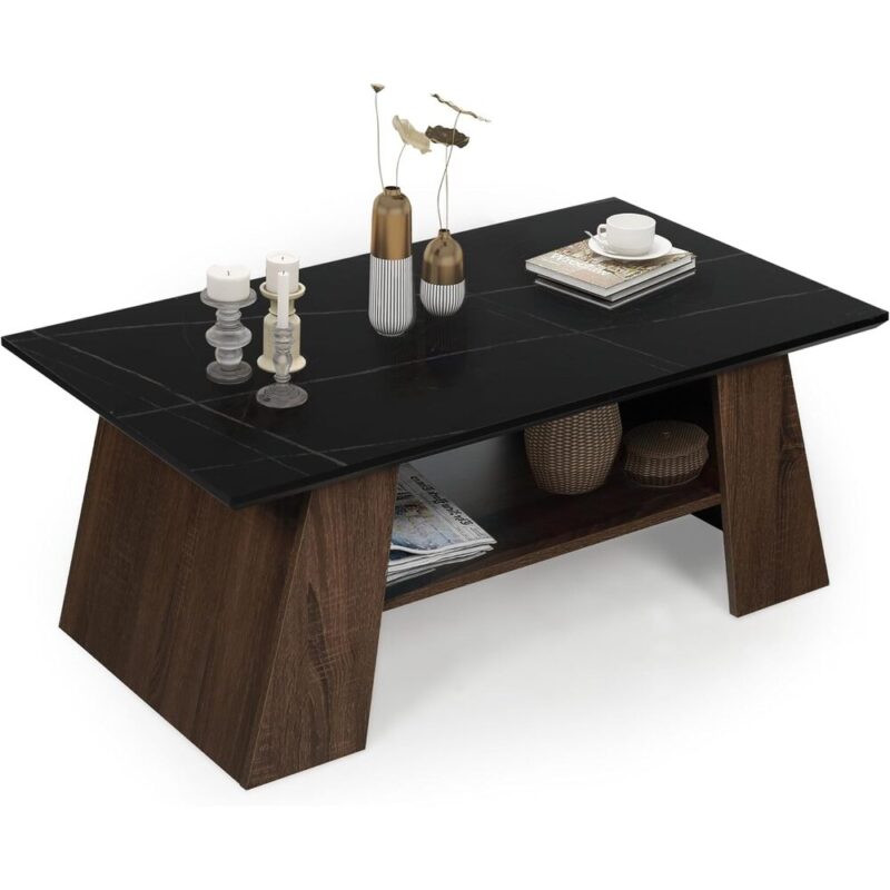 ModMesa – 2-Tier Coffee Table with Shelf