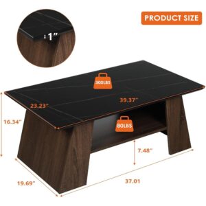 ModMesa – 2-Tier Coffee Table with Shelf