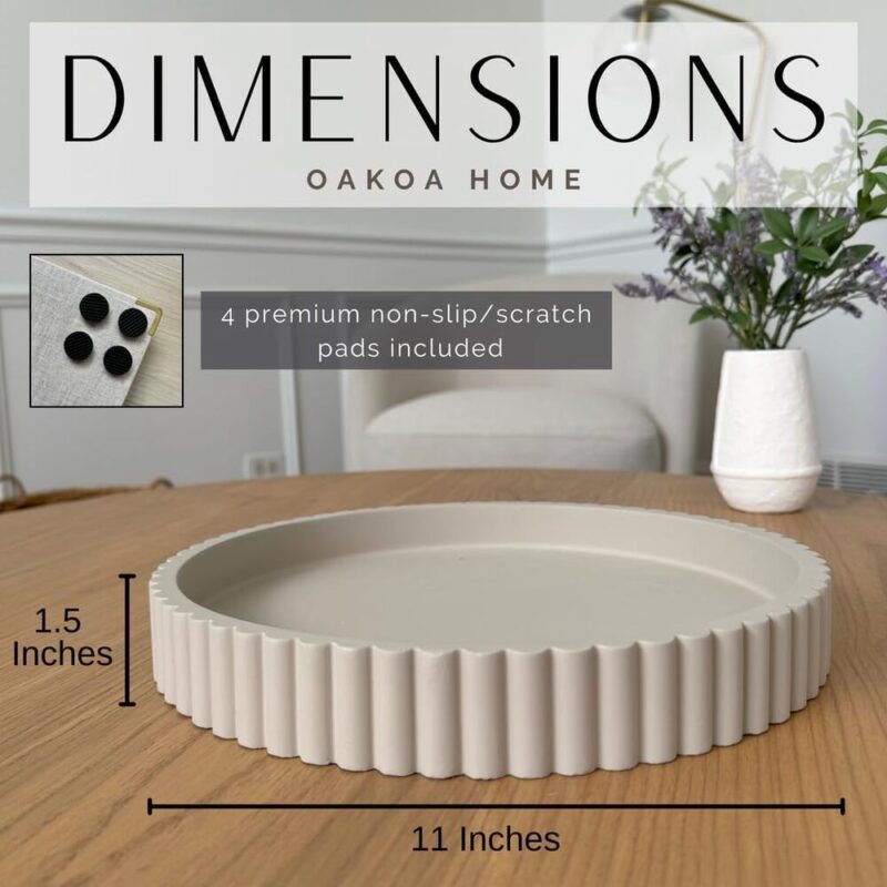 StoneCircle – Modern Concrete Tray