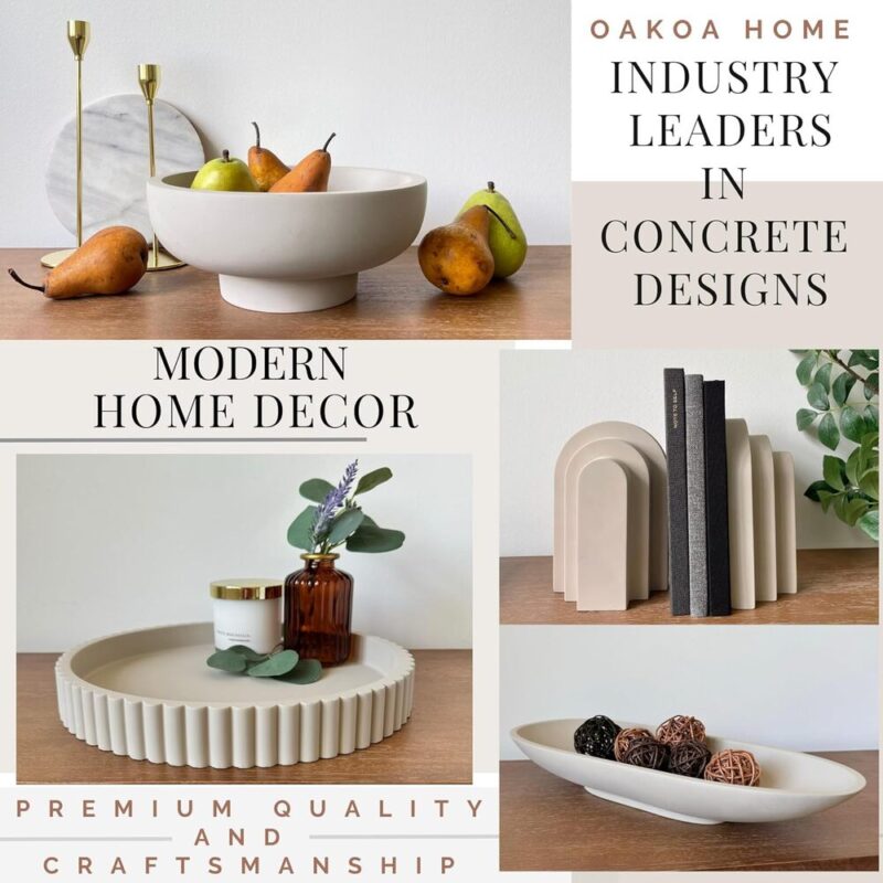 StoneCircle – Modern Concrete Tray