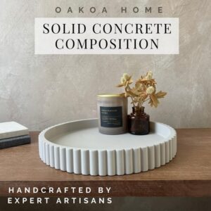 StoneCircle – Modern Concrete Tray