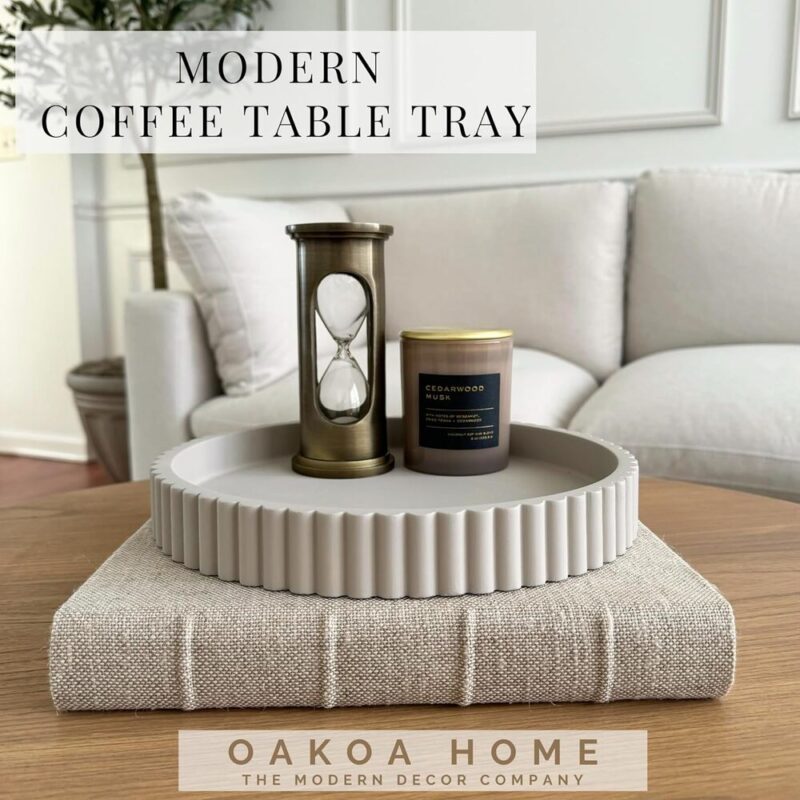 StoneCircle – Modern Concrete Tray
