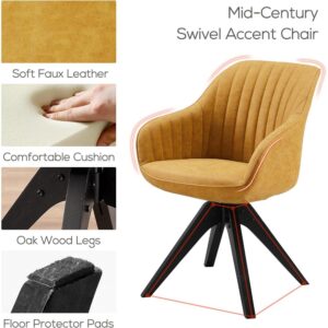 OakSpin – Mid-Century Swivel Chair