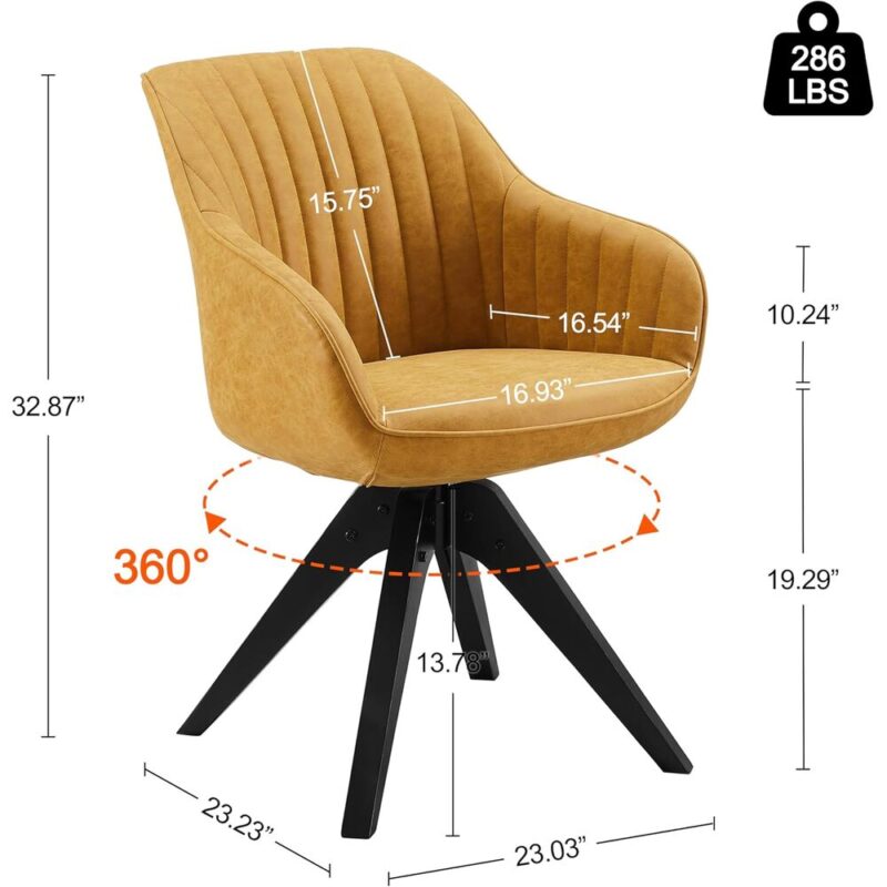OakSpin – Mid-Century Swivel Chair