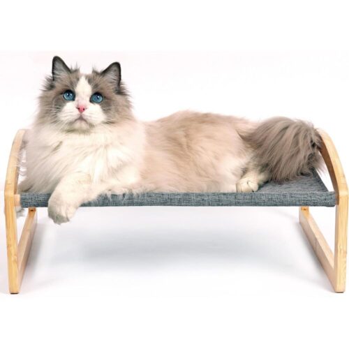 Artisan Cat Hammock – Wooden Frame & Spare Cover