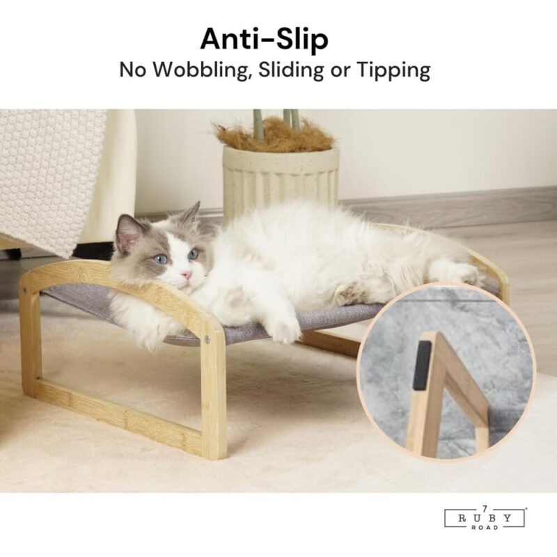 Artisan Cat Hammock – Wooden Frame & Spare Cover