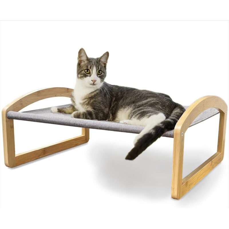 Artisan Cat Hammock – Wooden Frame & Spare Cover