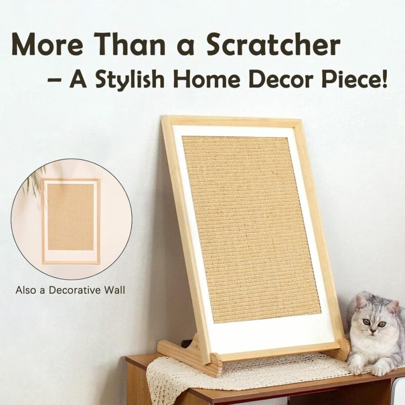 Climb & Scratch – L-Shaped Wall Cat Board