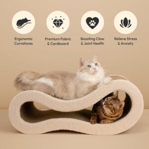 Cloud Cat Scratch Bed – Reversible & Extra Wide