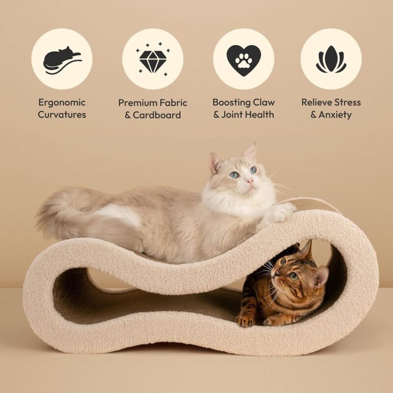 Cloud Cat Scratch Bed – Reversible & Extra Wide