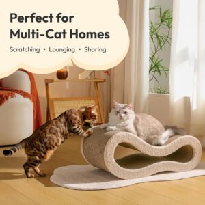 Cloud Cat Scratch Bed – Reversible & Extra Wide