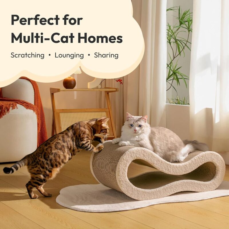 Cloud Cat Scratch Bed – Reversible & Extra Wide