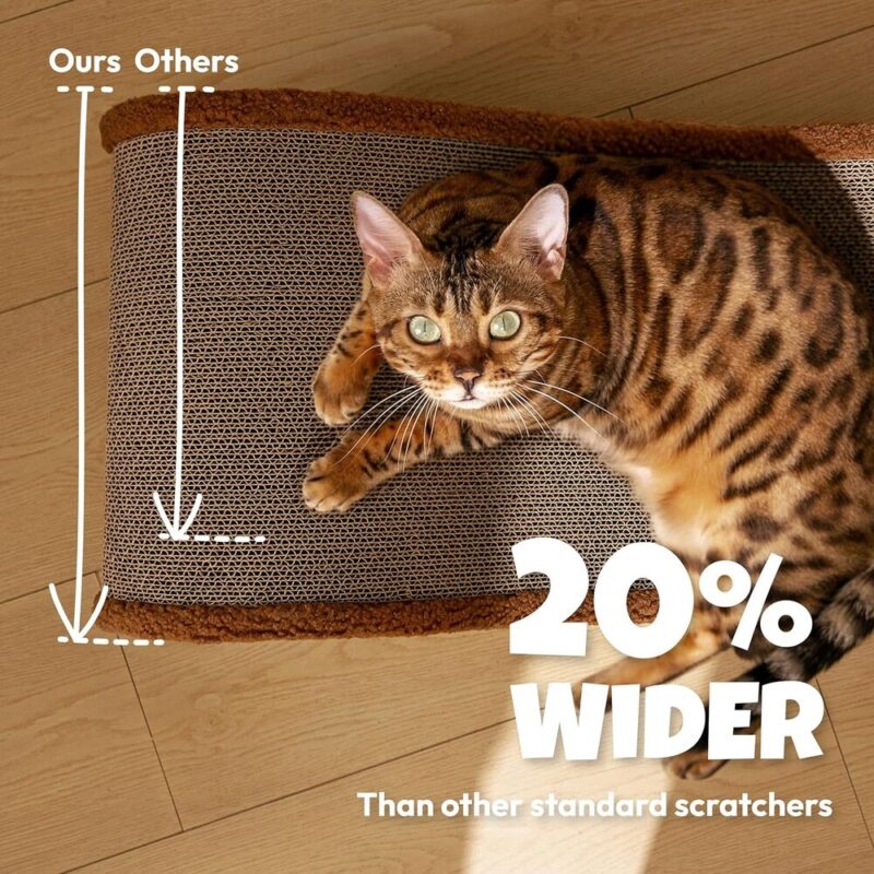 Cloud Cat Scratch Bed – Reversible & Extra Wide