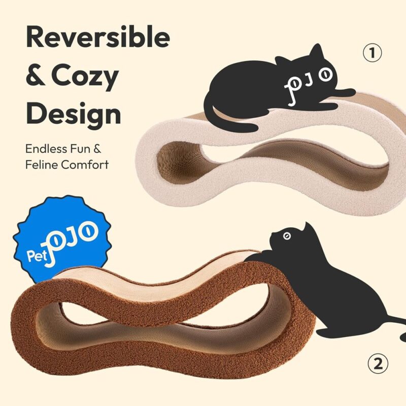 Cloud Cat Scratch Bed – Reversible & Extra Wide