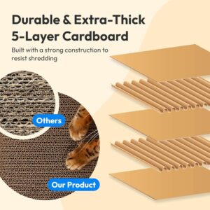 Cloud Cat Scratch Bed – Reversible & Extra Wide