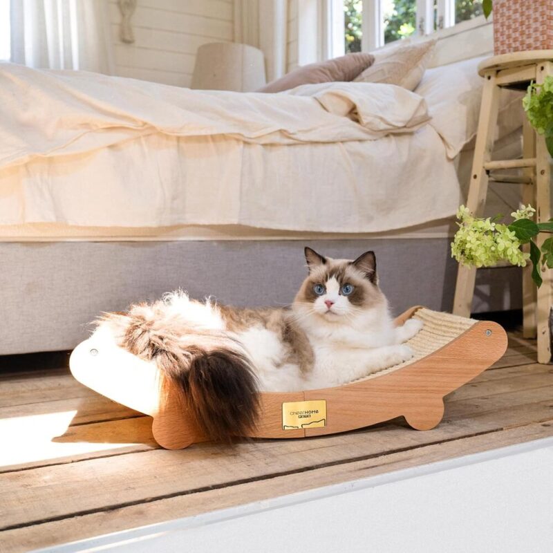 Purrfect Hammock – Scratch & Snooze Bed