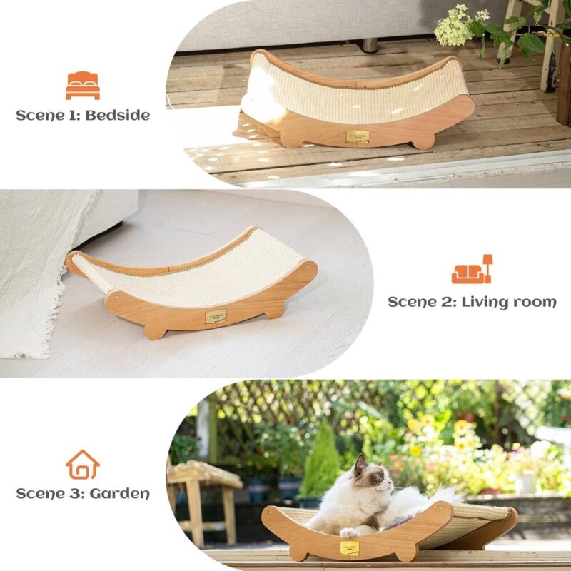 Purrfect Hammock – Scratch & Snooze Bed