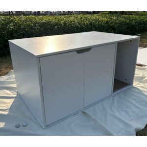 PurrHide Cat Cabinet – Enclosed Litter Box with Vent & Table Design